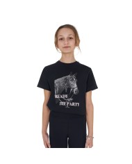 GIRL S READY TO THE PARTY COTTON T-SHIRT