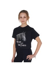 GIRL S READY TO THE PARTY COTTON T-SHIRT