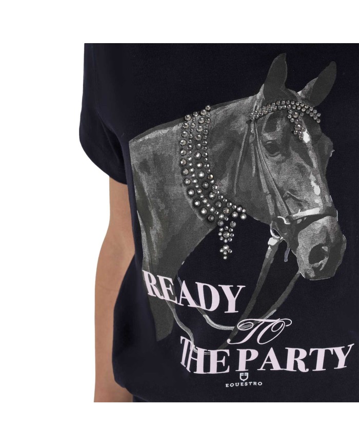 GIRL S READY TO THE PARTY COTTON T-SHIRT