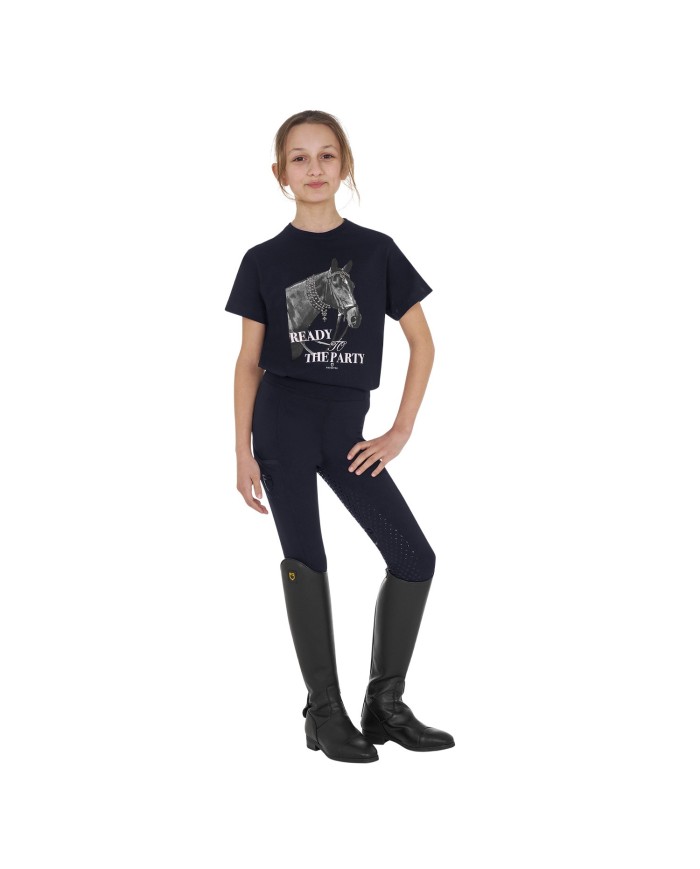 GIRL S READY TO THE PARTY COTTON T-SHIRT