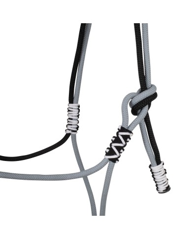 BRAIDED HALTER WITH DECORATIONS