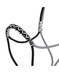 BRAIDED HALTER WITH DECORATIONS