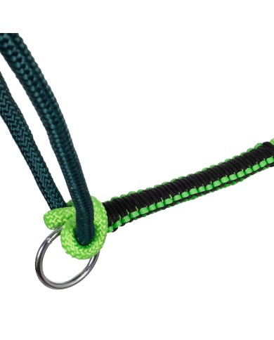 BRAIDED HALTER WITH DECORATIONS