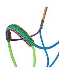 BRAIDED HALTER WITH DECORATIONS