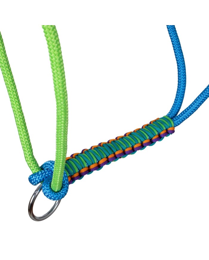 BRAIDED HALTER WITH DECORATIONS