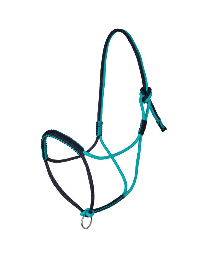 BRAIDED HALTER WITH DECORATIONS