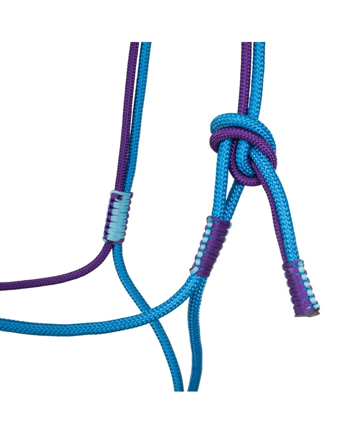 BRAIDED HALTER WITH DECORATIONS
