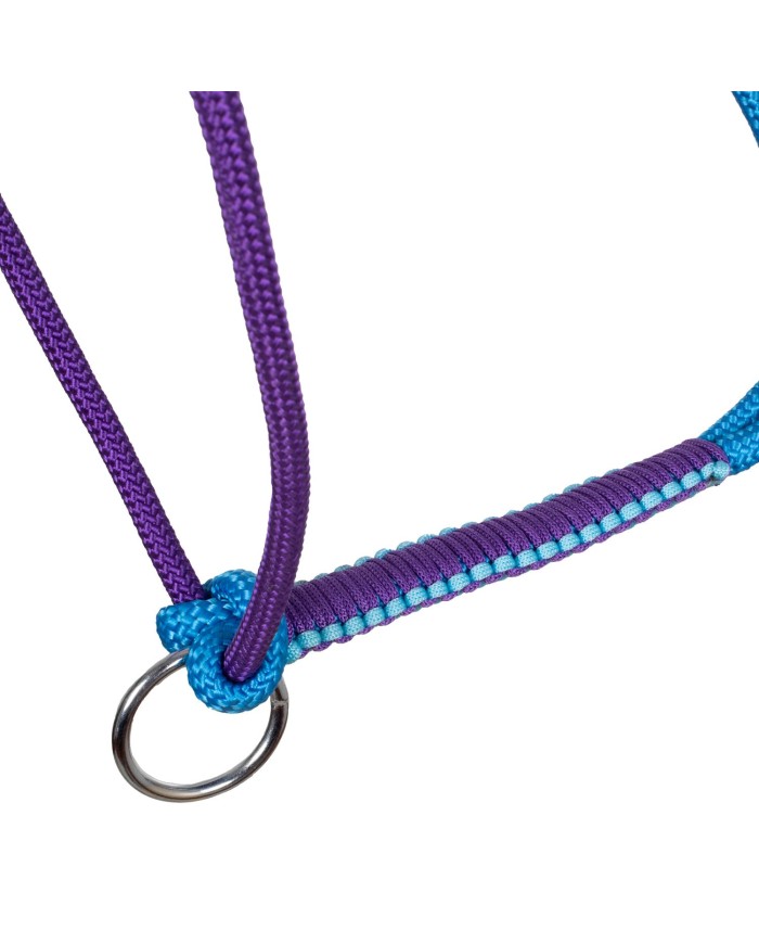 BRAIDED HALTER WITH DECORATIONS