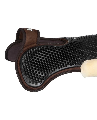 WITHERS FREE HEXA GEL ½ PAD & FRONT RISER W/MEMORY & BACK SHEEP. EDGE