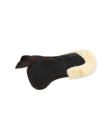 WITHERS FREE HEXAGONAL GEL PAD W/MEMORY & BACK SHEEPSKIN EDGE