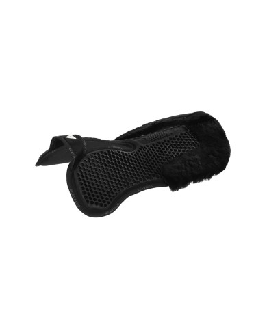 WITHERS FREE HEXAGONAL GEL PAD W/MEMORY & BACK SHEEPSKIN EDGE
