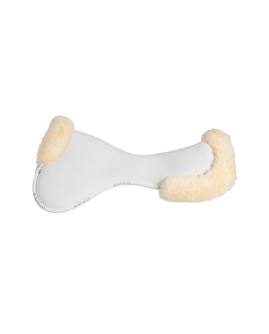 CLOSE CONTACT MEMORY FOAM 1/2 PAD W/SHEEPSKIN