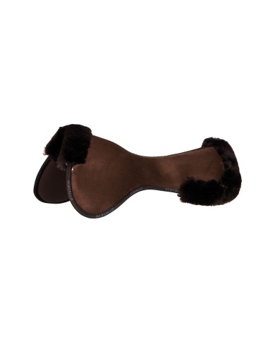 CLOSE CONTACT MEMORY FOAM 1/2 PAD W/SHEEPSKIN