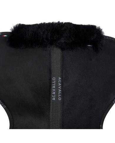 CLOSE CONTACT MEMORY FOAM 1/2 PAD W/SHEEPSKIN