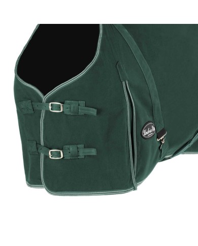 COPERTA COTONE C/COPRICODA CINGHIE INCROCIATE MODELLO MALAGA