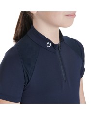 JUNIOR TECHNICAL TRAINING POLO SS ZIP