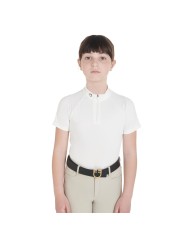 JUNIOR TECHNICAL TRAINING POLO SS ZIP