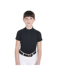 JUNIOR TECHNICAL TRAINING POLO SS ZIP