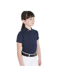 JUNIOR TECHNICAL TRAINING POLO SS ZIP