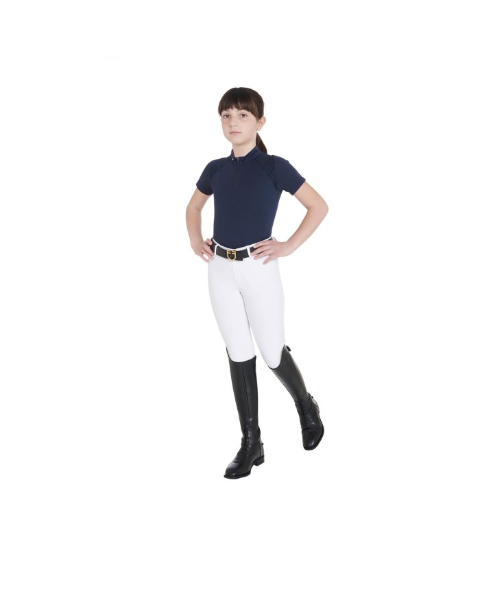 JUNIOR TECHNICAL TRAINING POLO SS ZIP