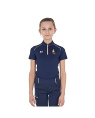 KID S TECHNICAL TRAINING POLO SS ZIP EQUESTROxFISE