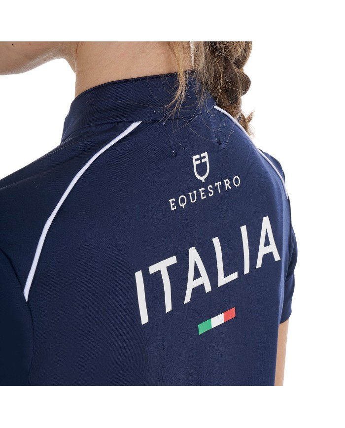 KID S TECHNICAL TRAINING POLO SS ZIP EQUESTROxFISE