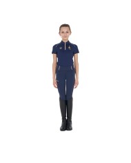 KID S TECHNICAL TRAINING POLO SS ZIP EQUESTROxFISE