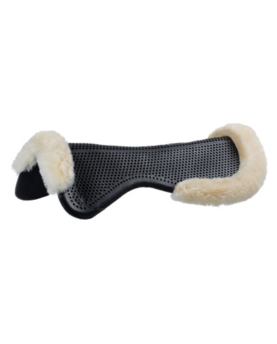 THERAPEUTIC GEL PAD CUT OUT 1/2 SHEEPSKIN EDGE W/DRI-LEX