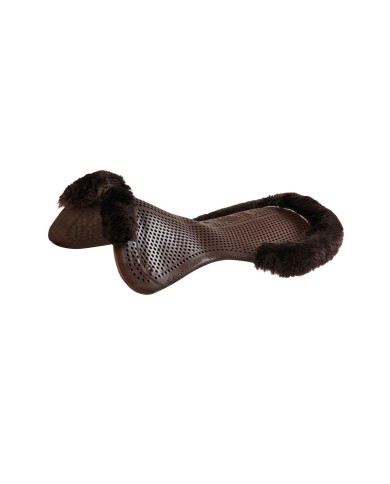 THERAPEUTIC GEL PAD CUT OUT 1/2 SHEEPSKIN EDGE W/DRI-LEX