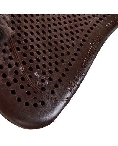 THERAPEUTIC GEL PAD CUT OUT 1/2 SHEEPSKIN EDGE W/DRI-LEX