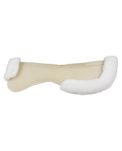 THERAPEUTIC GEL PAD CUT OUT 1/2 SHEEPSKIN EDGE W/DRI-LEX