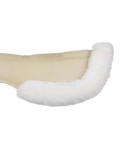 THERAPEUTIC GEL PAD CUT OUT 1/2 SHEEPSKIN EDGE W/DRI-LEX