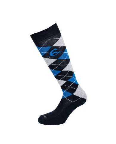 ACAVALLO COTTON SOCKS W/DIAMOND