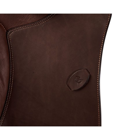 BERNINI ALL PORPOSE SADDLE - FLOCKED PANELS - DOUBLE LEATHER PLUS