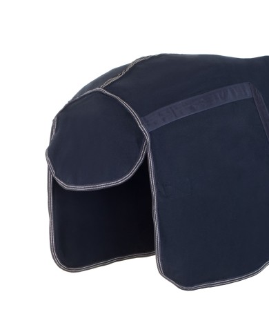 COPERTA COTONE C/COPRICODA CINGHIE INCROCIATE MODELLO MALAGA