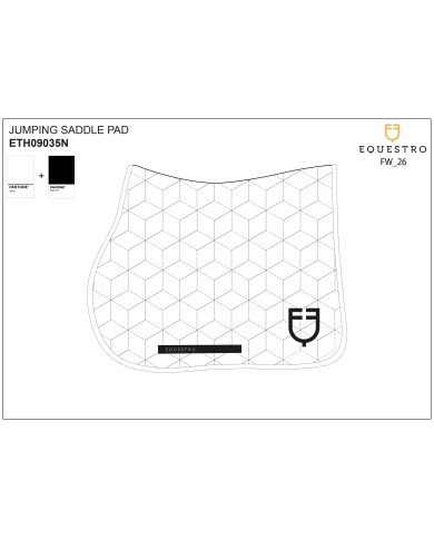 CUBE QUILTING JUMPING SADDLE PAD NEW EDITION