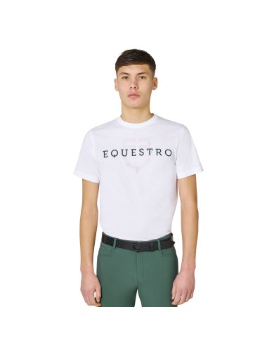 MEN S GLOSSY LOGO COTTON T-SHIRT