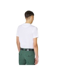 MEN S GLOSSY LOGO COTTON T-SHIRT
