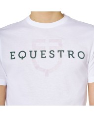 MEN S GLOSSY LOGO COTTON T-SHIRT