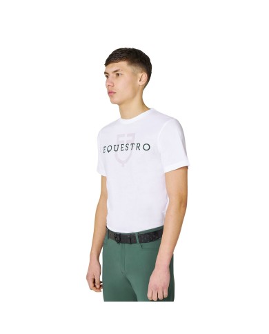 MEN S GLOSSY LOGO COTTON T-SHIRT