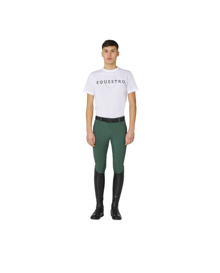 MEN S GLOSSY LOGO COTTON T-SHIRT