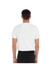 MEN S FLOCKED WRITING COTTON T-SHIRT