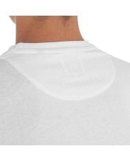 MEN S FLOCKED WRITING COTTON T-SHIRT