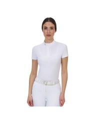 WOMEN S COMPETITION RIDERTECHNOLOGY SHIRT SS WITH BUTTONS