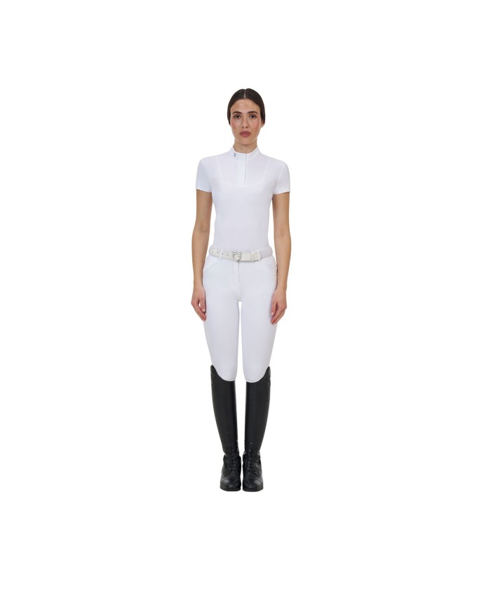 WOMEN S COMPETITION RIDERTECHNOLOGY SHIRT SS WITH BUTTONS