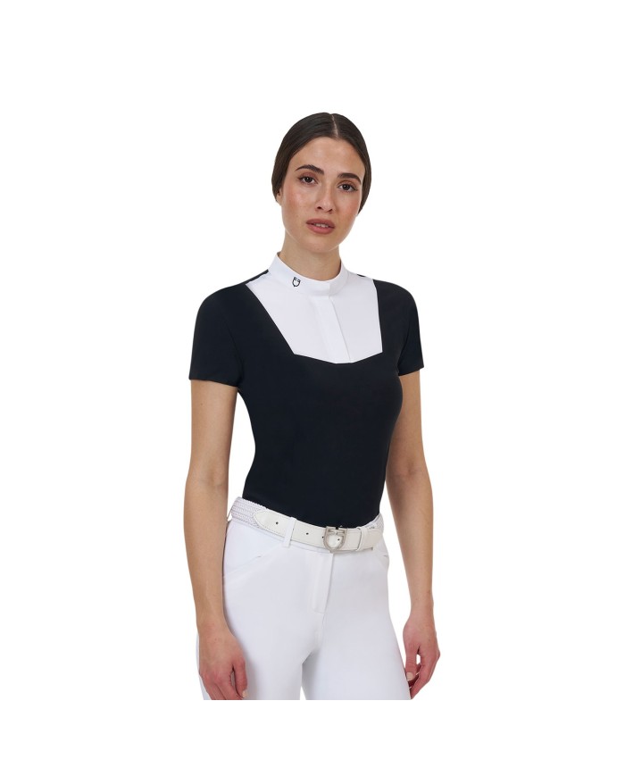 WOMEN S COMPETITION RIDERTECHNOLOGY SHIRT SS WITH BUTTONS
