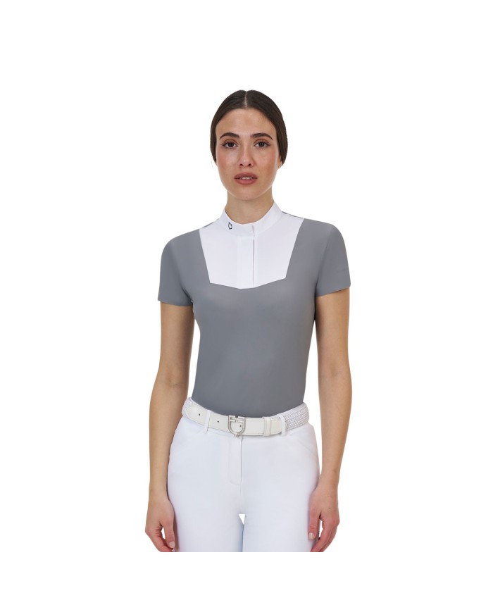 WOMEN S COMPETITION RIDERTECHNOLOGY SHIRT SS WITH BUTTONS