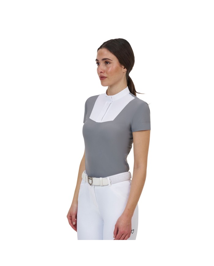WOMEN S COMPETITION RIDERTECHNOLOGY SHIRT SS WITH BUTTONS