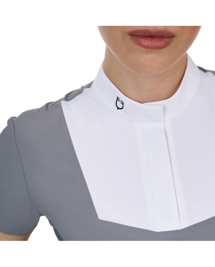 WOMEN S COMPETITION RIDERTECHNOLOGY SHIRT SS WITH BUTTONS
