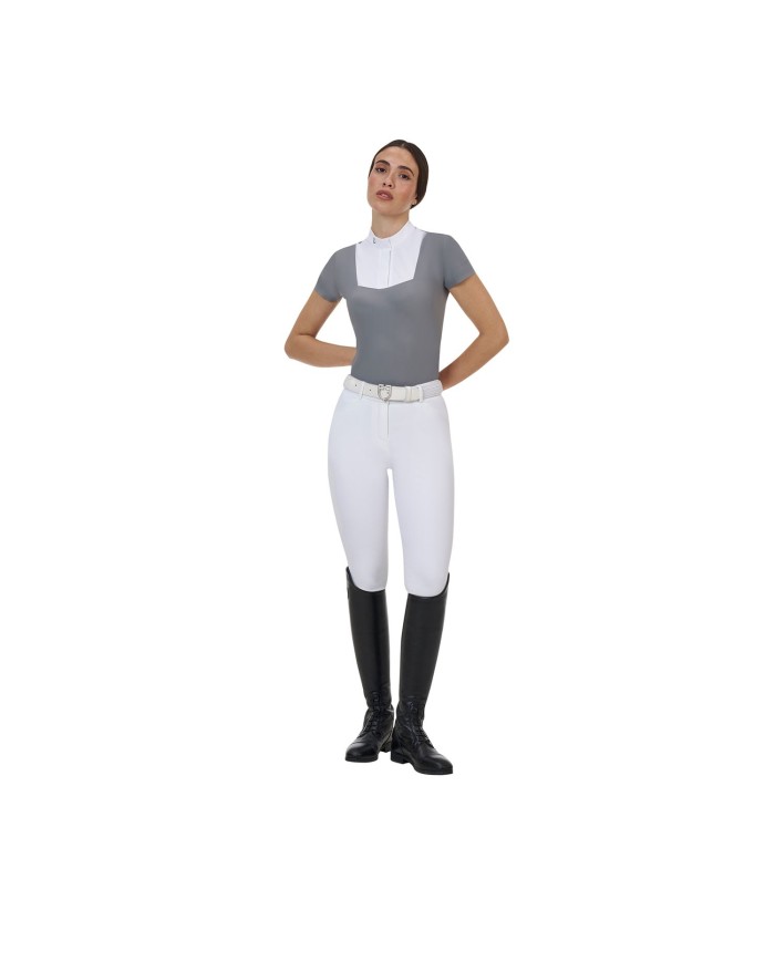 WOMEN S COMPETITION RIDERTECHNOLOGY SHIRT SS WITH BUTTONS